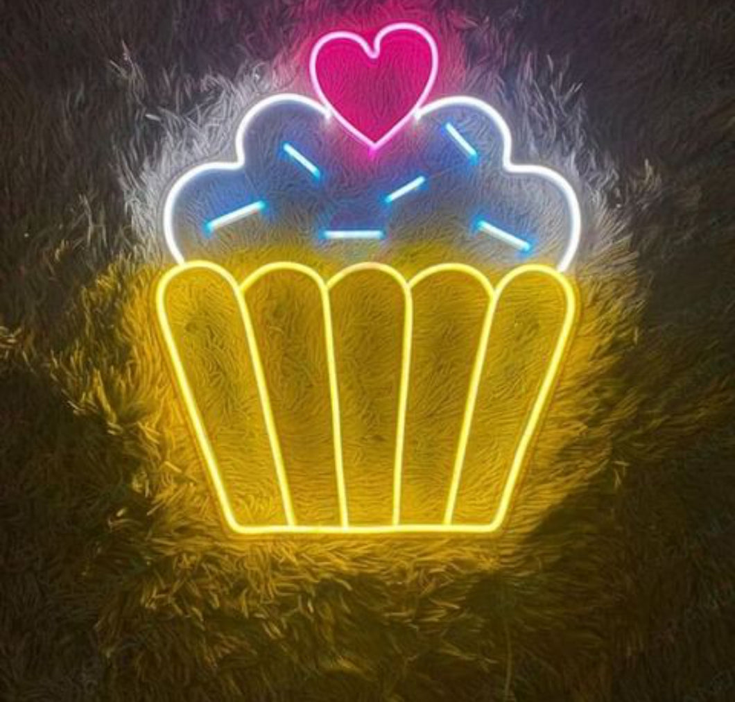 Cake led neon sign, eat me neon lights, sweet neon sign, dessert led neon