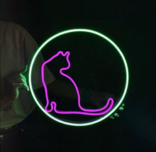 Load image into Gallery viewer, Cat Neon Sign - LED Neon Signs Cat
