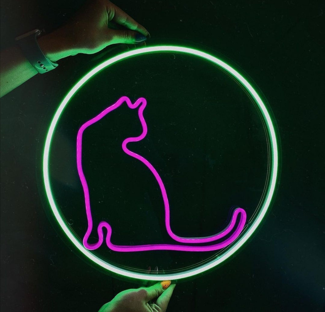 Cat Neon Sign - LED Neon Signs Catr