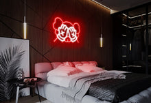 Load image into Gallery viewer, Kaws Neon Sign, anime neon sign, Kaw Wall Art
