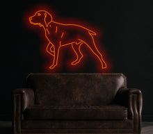 Load image into Gallery viewer, English Pointer neon sign wall decor. Unique dog lover gift
