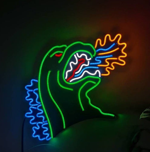 Godzilla Neon Sign LED