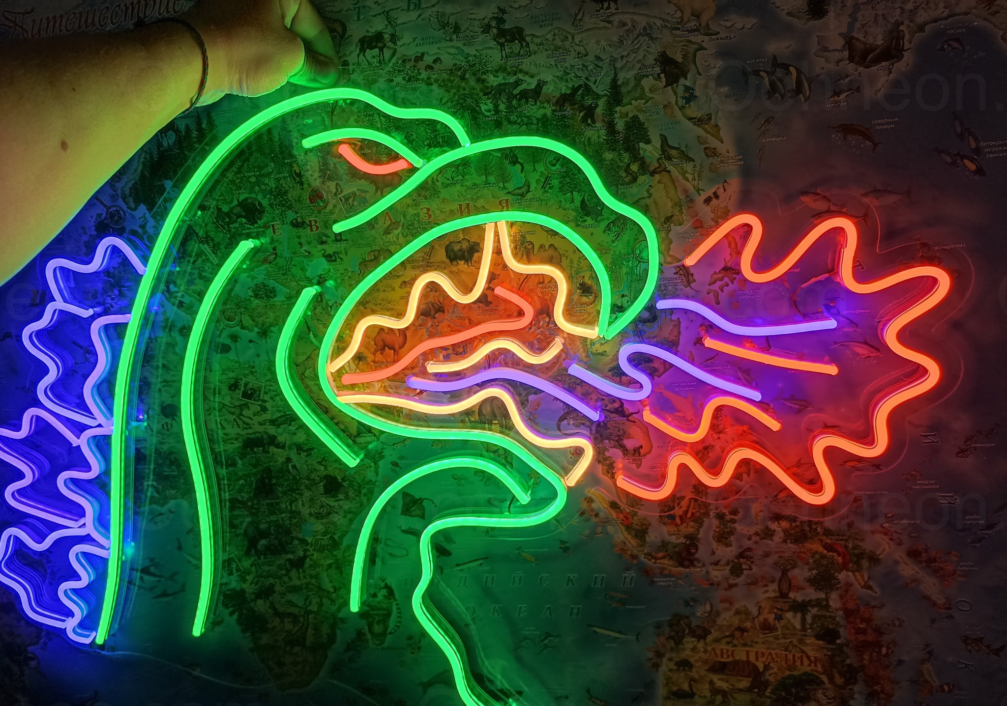 Godzilla Led Sign Godzilla Neon Sign LED light – Ooh neon