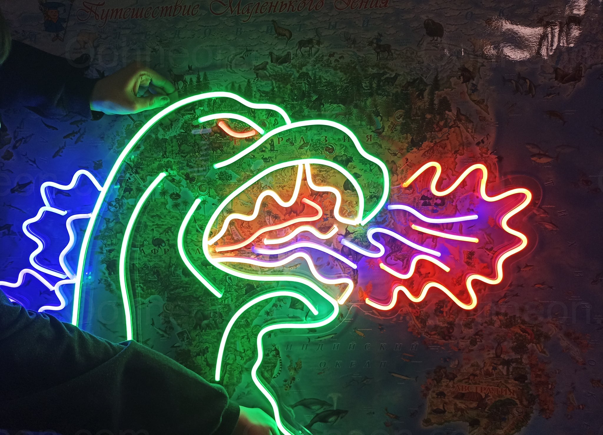 Godzilla Led Sign Godzilla Neon Sign LED light – Ooh neon