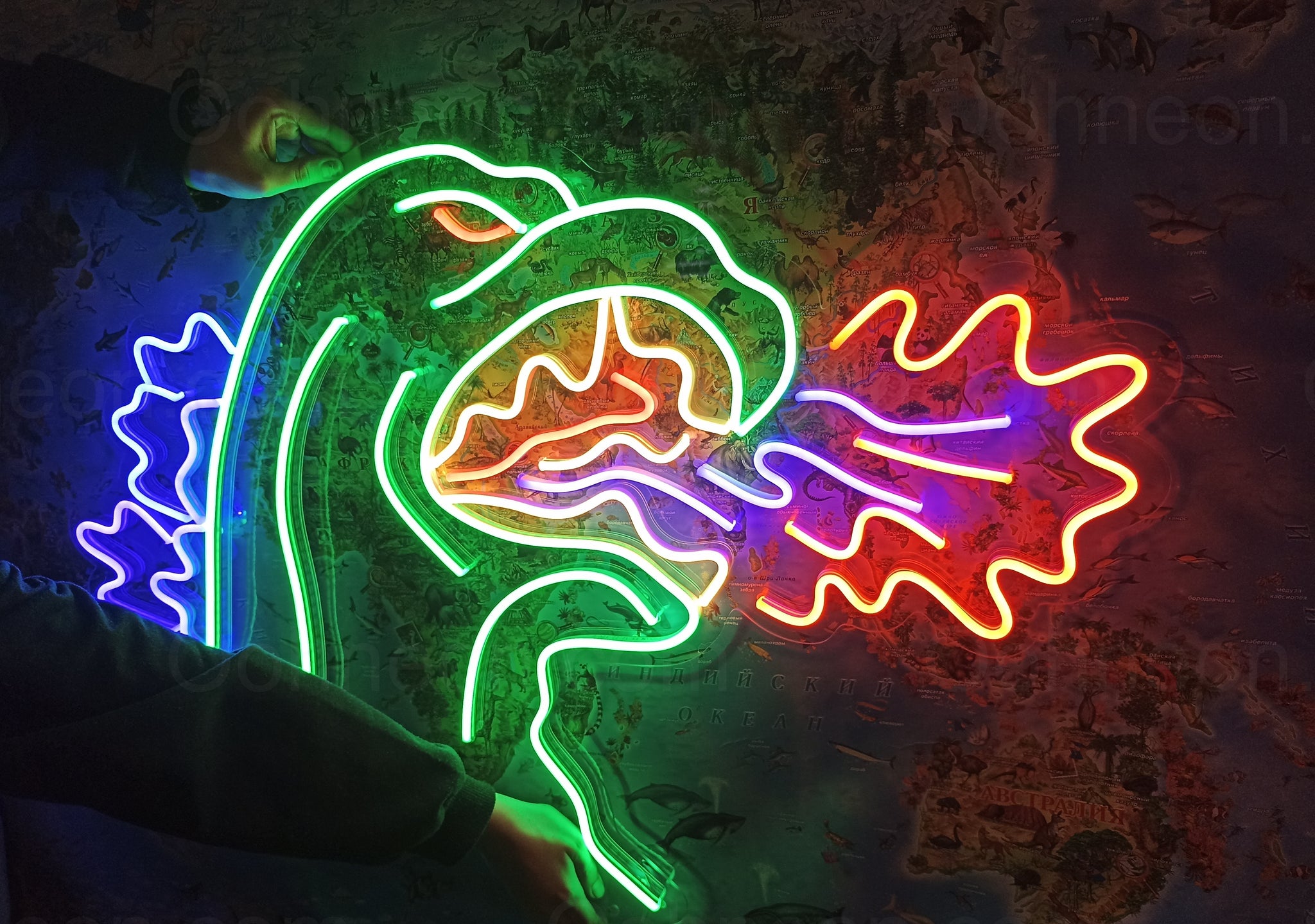 Godzilla Led Sign Godzilla Neon Sign LED light – Ooh neon