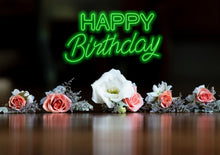 Load image into Gallery viewer, Happy Birthday Neon Sign, Bar Sign Birthday Neon Led, Neon Light, LED Decor Light Room, Wall Decor ,Signage Birthday Party Sign, Party Backdrop

