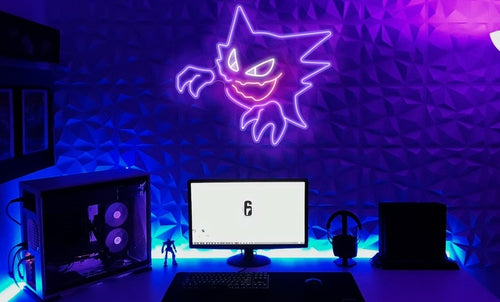 Haunter LED Cute Anime Neon Sign
