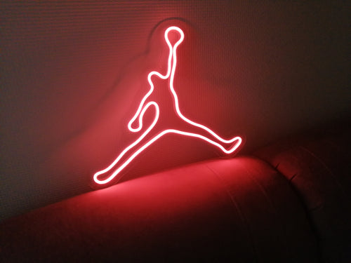 Air jordan neon sign, Basketball Player LED ligth neon sign