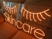 Load image into Gallery viewer, Skincare neon sign, Beauty &amp; Hair Salon Neon sign
