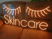 Load image into Gallery viewer, Skincare neon sign, Beauty &amp; Hair Salon Neon sign
