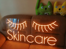 Load image into Gallery viewer, Skincare neon sign, Beauty &amp; Hair Salon Neon sign
