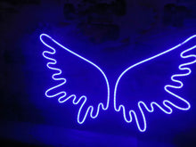 Load image into Gallery viewer, Angel Wings neon sign, Celestial Wings neon sign, Ethereal Wings neon sign, Heavenly Wings neon sign
