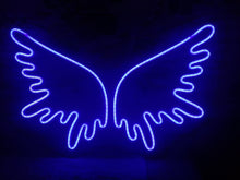 Load image into Gallery viewer, Angel Wings neon sign, Celestial Wings neon sign, Ethereal Wings neon sign, Heavenly Wings neon
