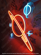 Load image into Gallery viewer, Planet saturn Neon Sign, Saturn Planet neon sign, Planet Galaxy Neon Signs, Space led neon sign, custom Saturn led decor, Space led neon
