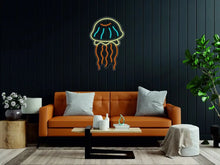 Load image into Gallery viewer, Jellyfish Medusa Led Light Neon Sign
