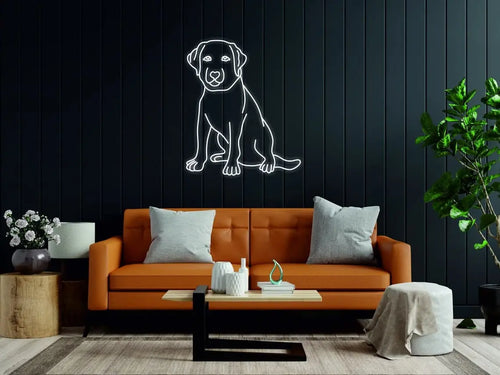 Labrador retriever pet LED light neon sign 
