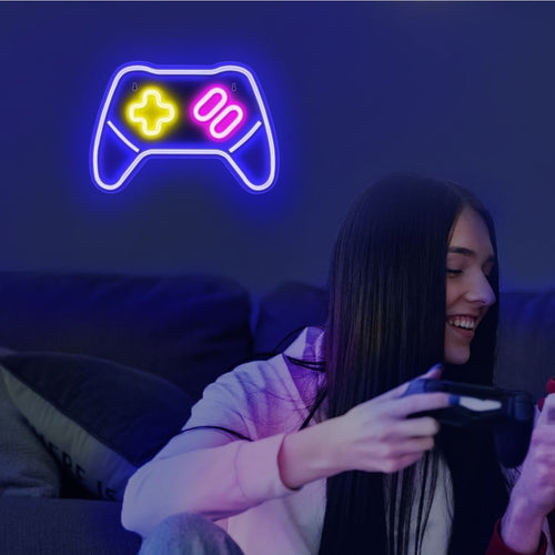 Playstation Controller Neon Light, Custom Neon Sign, Personalized Wall Decor, Unique Birthday Gift, Wall Art, Home Decor, Gift For Him / Her
