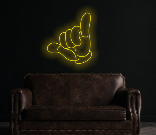 Shaka hand led-neon wall Hawaii neon decor Custom bedroom surfers led neon sign Shaka wall hanging neon light 