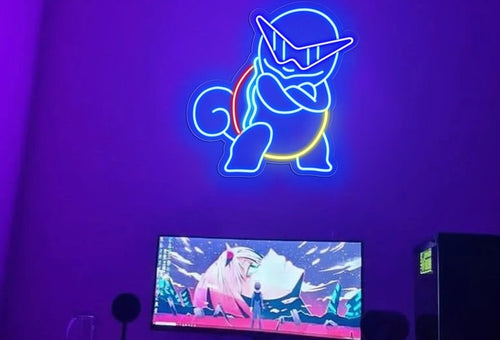 Squirtle Pokemon LED Neon Sign