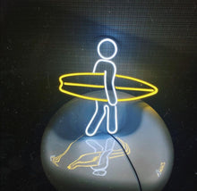 Load image into Gallery viewer, Surfer neon sign, surfing led light, surfboard light sign, surfing man led sign, sport sign
