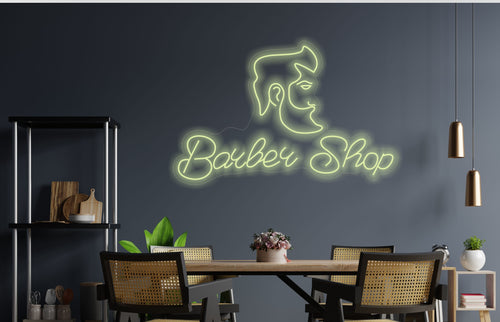 Haircut Hairdresser Trendy Hair Coloring Salon Beauty Display LED Light Neon Sign