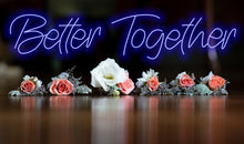 Load image into Gallery viewer, Better Together Neon Sign, Forever United Neon Sign, Solidarity Illuminated Neon Sign, Together We Shine Neon Sign, United as One Neon Sign

