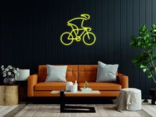 Load image into Gallery viewer, Cyclist LED neon light sign neonartUA
