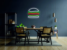 Load image into Gallery viewer, Hamburger Neon Sign, burger neon sign - Food Neon neonartUA
