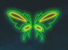 Load image into Gallery viewer, Butterfly Wings Neon Sign, Butterfly Wings Led Sign, Wall Decor, Custom Neon Sign, Best Gifts, Birthday&#39;s Gifts, Party Neon Sign
