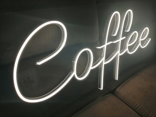 Coffee Neon Sign, custom neon sign, neon coffee lettering, coffee bar decor, Neon coffee sign neonartUA