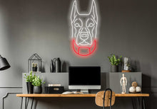 Load image into Gallery viewer, Doberman - LED Neon Sign, Dog Neon Sign, Custom Neon Sign, Pet Neon light, Dog Home Decor, Dog Gift, Neon Sign for Bedroom
