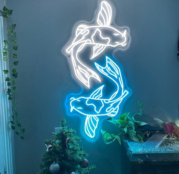 Koi Fish- LED light neon sign