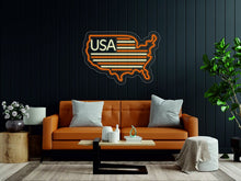 Load image into Gallery viewer, USA Flag - LED light Neon Sign, Flag of the United States neonartUA
