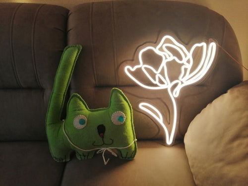 Flower neon sign | Neon sign bedroom, flower led sign, led sign, neon decorations neonartUA
