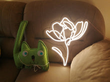 Load image into Gallery viewer, Flower neon sign | Neon sign bedroom, flower led sign, led sign, neon decorations neonartUA
