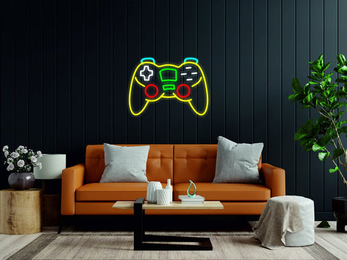 Game Controller LED neon sign, Joystick Neon Sign