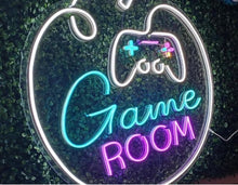 Load image into Gallery viewer, Game Room Neon Sign, led lights for gaming room, Custom Neon Sign, Game room wall decor
