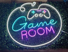 Load image into Gallery viewer, Game Room Neon Sign, led lights for gaming room, Custom Neon Sign, Game room wall decor
