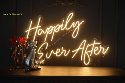 The Happily Ever After LED neon sign will be the perfect attitude for your wedding