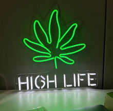 Load image into Gallery viewer, High life neon sign picture 1
