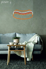 Load image into Gallery viewer, Hot Dog - LED Neon Sign, Hot Dog neon sign for kitchen, Fast Food neon sign, hot dog light neonartUA
