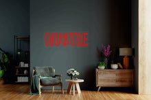 Load image into Gallery viewer, Hustle - LED light neon sign, entrepreneur gift, business owner gift, hustle quotes neonartUA
