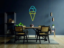 Load image into Gallery viewer, Ice Cream LED Neon Light | Wall Hangings Decor for Home, Bar, Kitchen neonartUA
