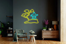Load image into Gallery viewer, Japanese neon sign, asian wall art - LED light neon sign, asian room decor neonartUA

