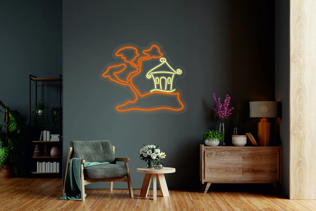 Japanese neon sign, asian wall art - LED light neon sign, asian room decor neonartUA