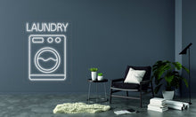 Load image into Gallery viewer, Laundry Washing Machine - LED light neon sign for business neonartUA

