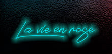 Load image into Gallery viewer, La vie en rose neon sign
