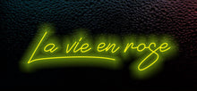 Load image into Gallery viewer, La vie en rose neon sign
