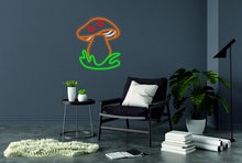 Load image into Gallery viewer, Mushroom - neon light sign, mushroom lamp, mushroom decor, mushroom neon gift neonartUA
