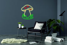Load image into Gallery viewer, Mushroom - neon light sign, mushroom lamp, mushroom decor, mushroom neon gift neonartUA
